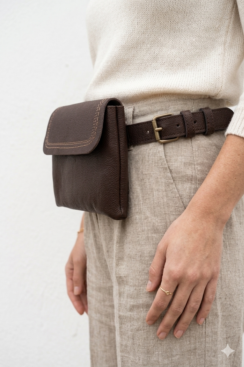 Sara Belt Bag / Brown